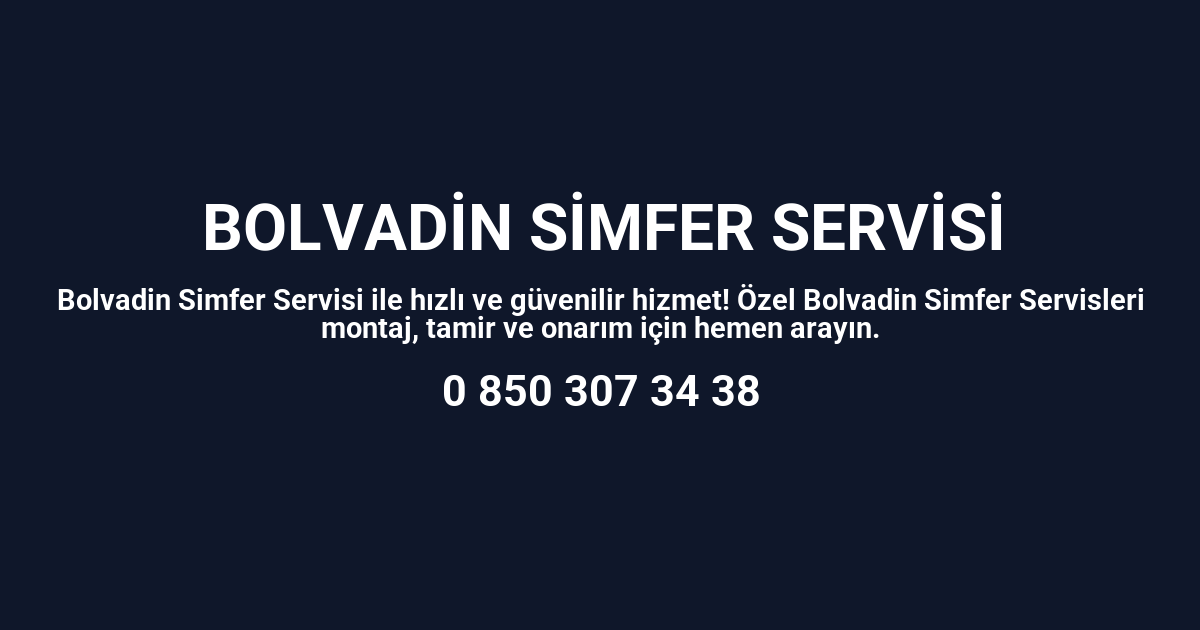 Bolvadin Simfer Servisi